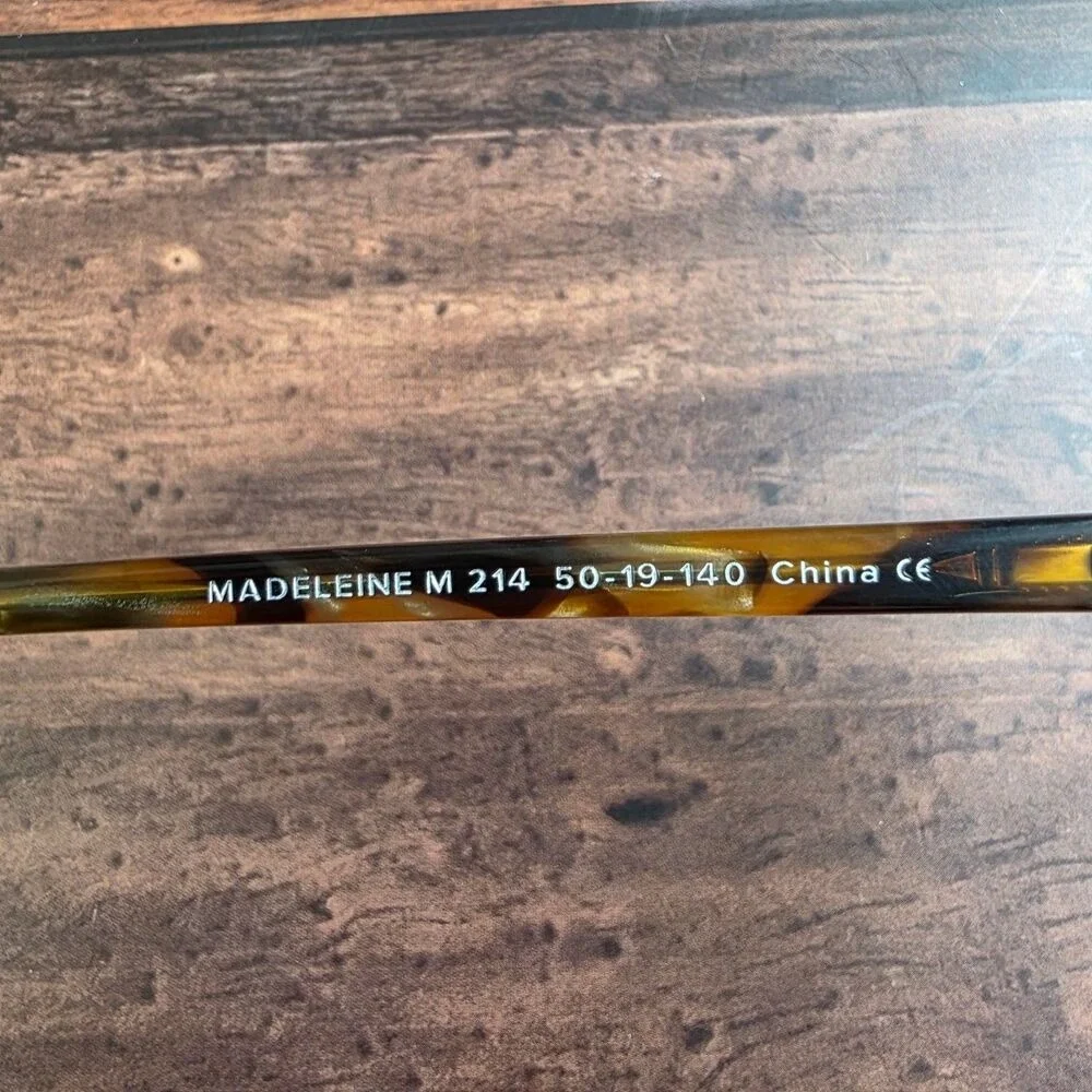 Warby Parker Madeline‎ M 214 Tortoise Shell Cat Eye Eyeglass Frames 50-19-140